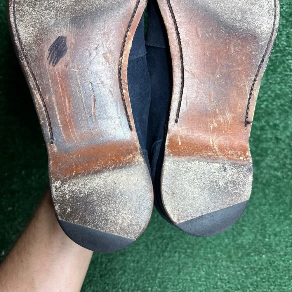 ALFRED SARGENT‎ DARK BLUE MADE IN ENGLAND SLIP ON LOAFERS SIZE US 11 / UK 10